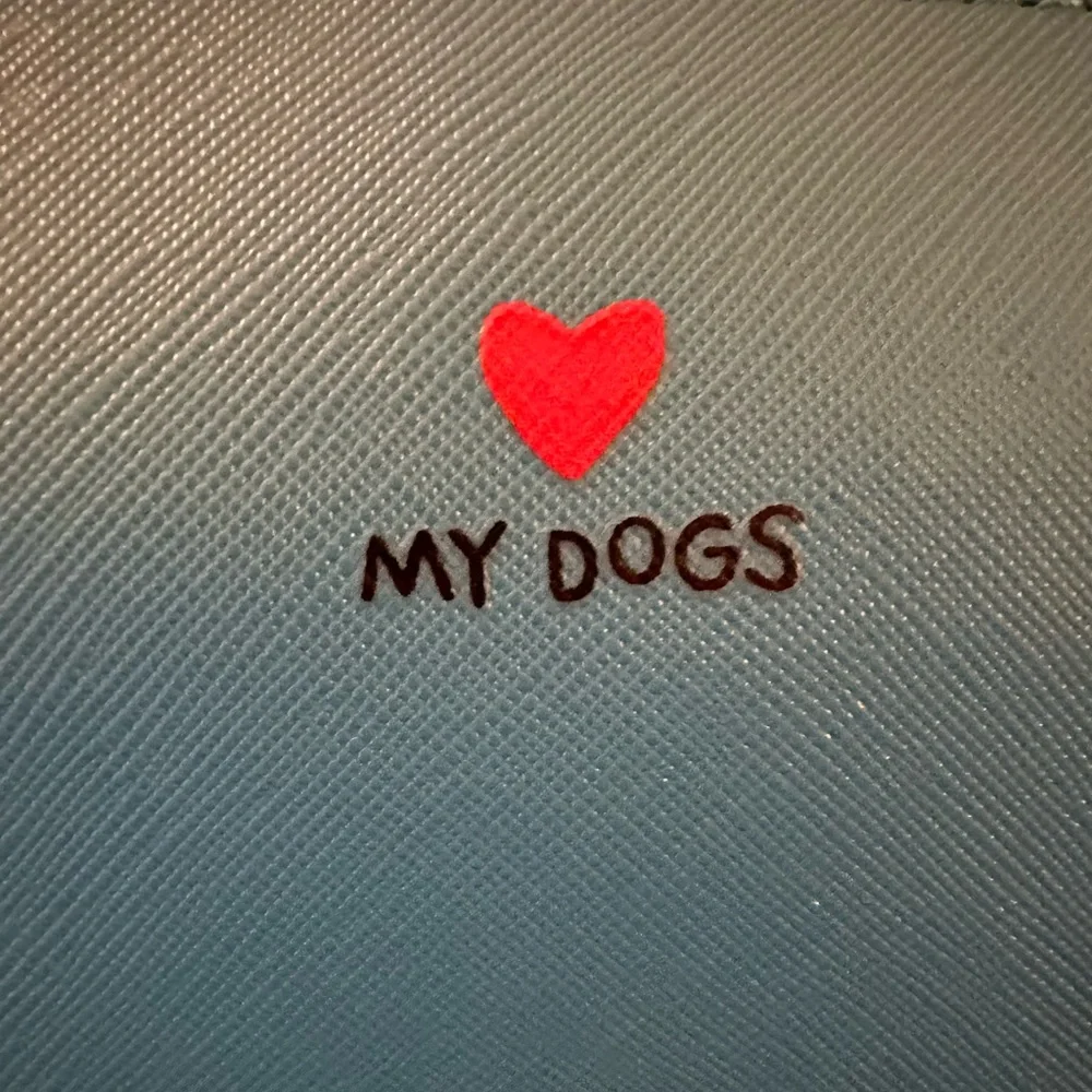 Marc Tetro “Dog Group” I Love My Dogs Cosmetic Bag NWT